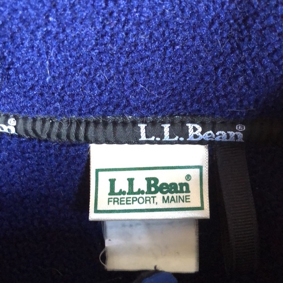 LL Bean Mens Fleece Vest Size M - Picture 2 of 5